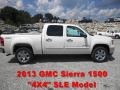 White Diamond Tricoat - Sierra 1500 SLE Crew Cab 4x4 Photo No. 1