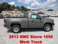 2013 Steel Gray Metallic GMC Sierra 1500 Regular Cab  photo #1
