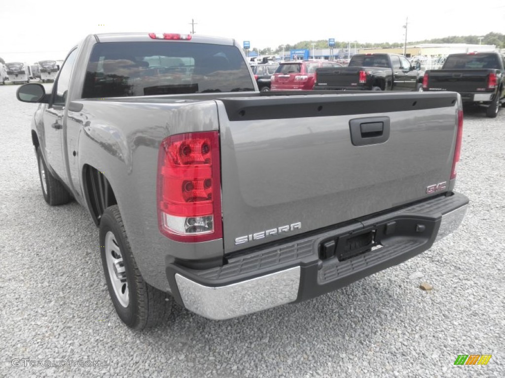 2013 Sierra 1500 Regular Cab - Steel Gray Metallic / Dark Titanium photo #10