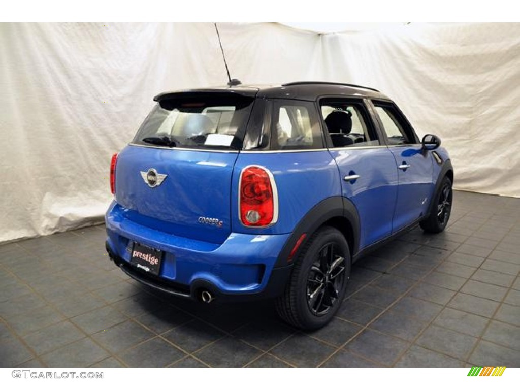 2012 Cooper S Countryman All4 AWD - True Blue Metallic / Carbon Black photo #3