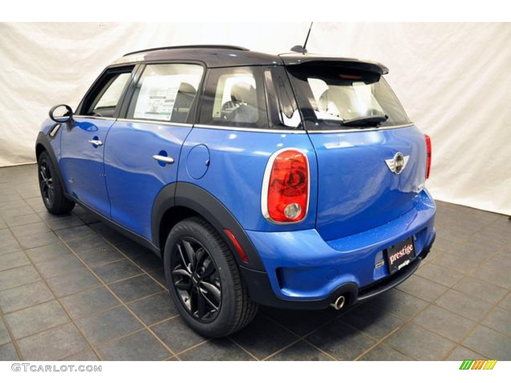 2012 Cooper S Countryman All4 AWD - True Blue Metallic / Carbon Black photo #8