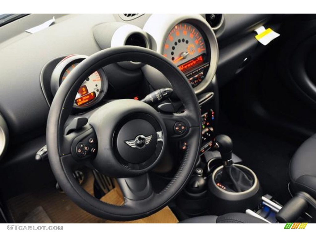 2012 Cooper S Countryman All4 AWD - True Blue Metallic / Carbon Black photo #18