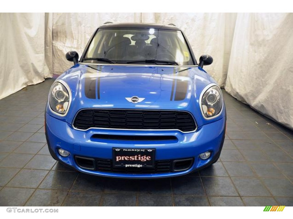 2012 Cooper S Countryman All4 AWD - True Blue Metallic / Carbon Black photo #22