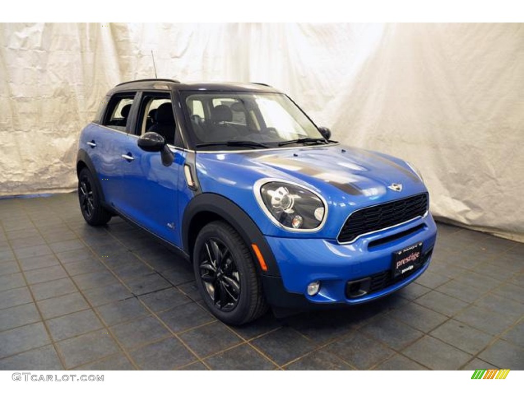 2012 Cooper S Countryman All4 AWD - True Blue Metallic / Carbon Black photo #23