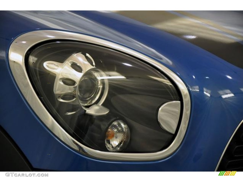 2012 Cooper S Countryman All4 AWD - True Blue Metallic / Carbon Black photo #24