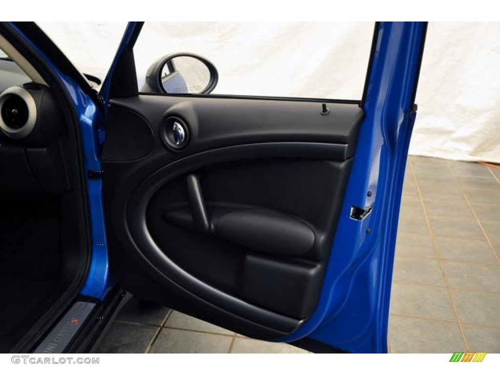 2012 Cooper S Countryman All4 AWD - True Blue Metallic / Carbon Black photo #29