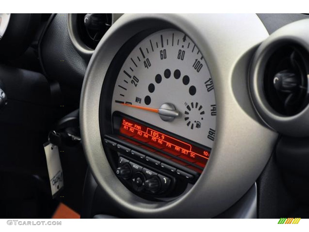 2012 Cooper S Countryman All4 AWD - True Blue Metallic / Carbon Black photo #31