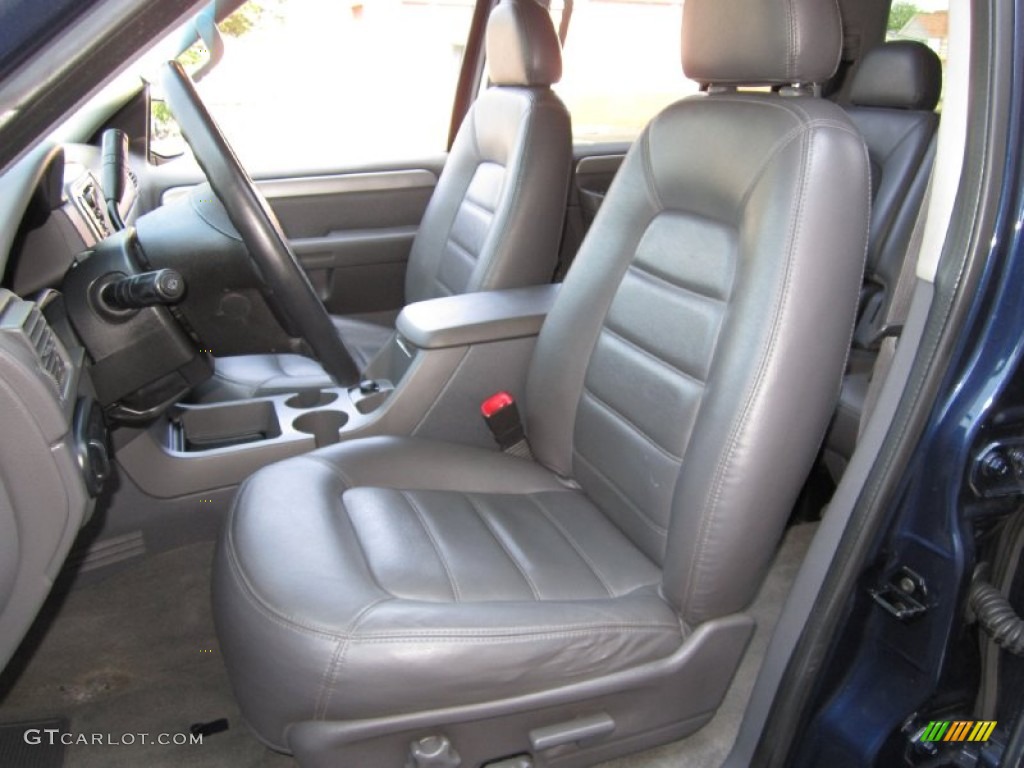 Graphite Grey Interior 2003 Ford Explorer XLT AWD Photo #68117075