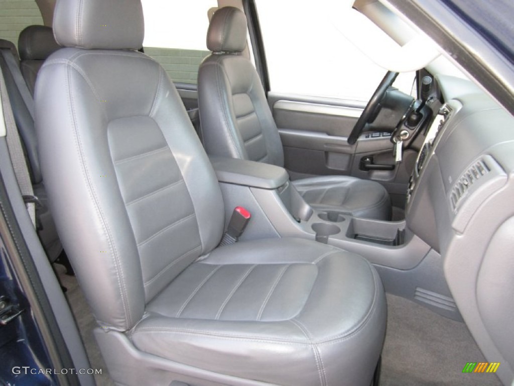 Graphite Grey Interior 2003 Ford Explorer XLT AWD Photo #68117096