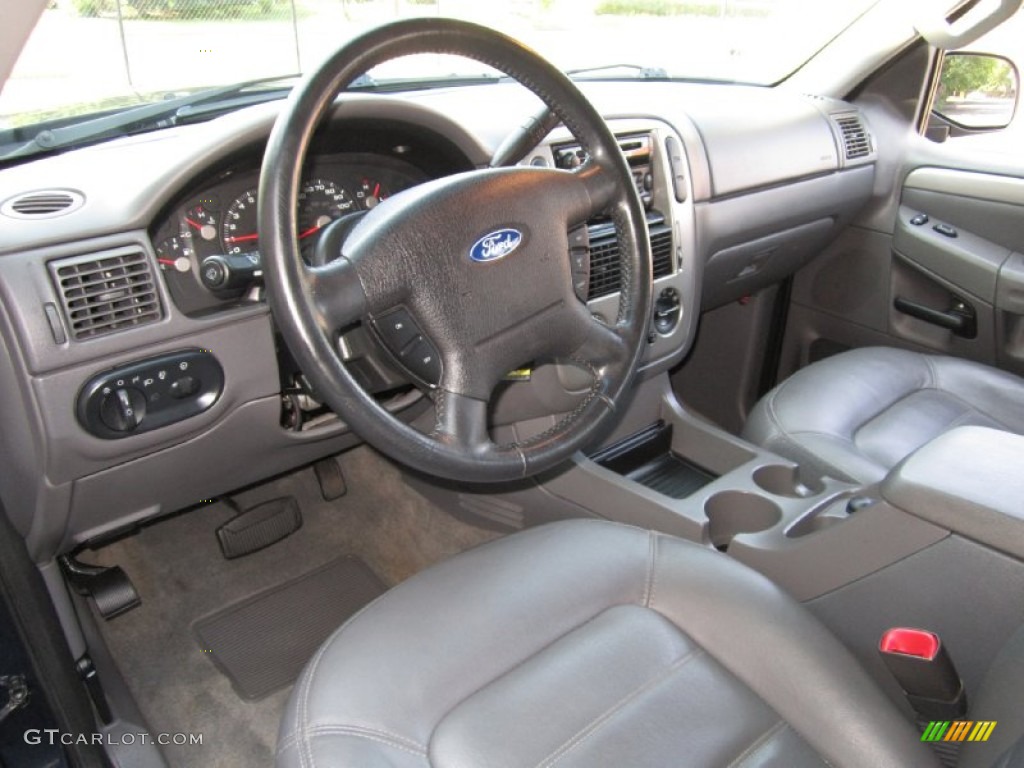 Graphite Grey Interior 2003 Ford Explorer XLT AWD Photo #68117108