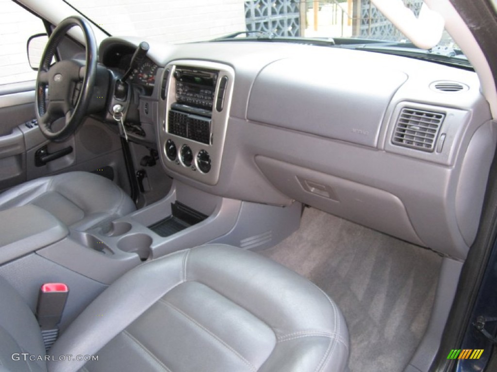 2003 Ford Explorer XLT AWD Graphite Grey Dashboard Photo #68117120