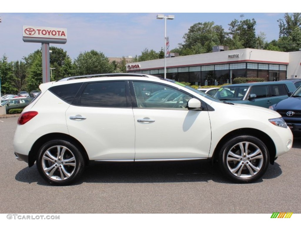 2010 Murano LE AWD - Glacier White Pearl / Beige photo #1