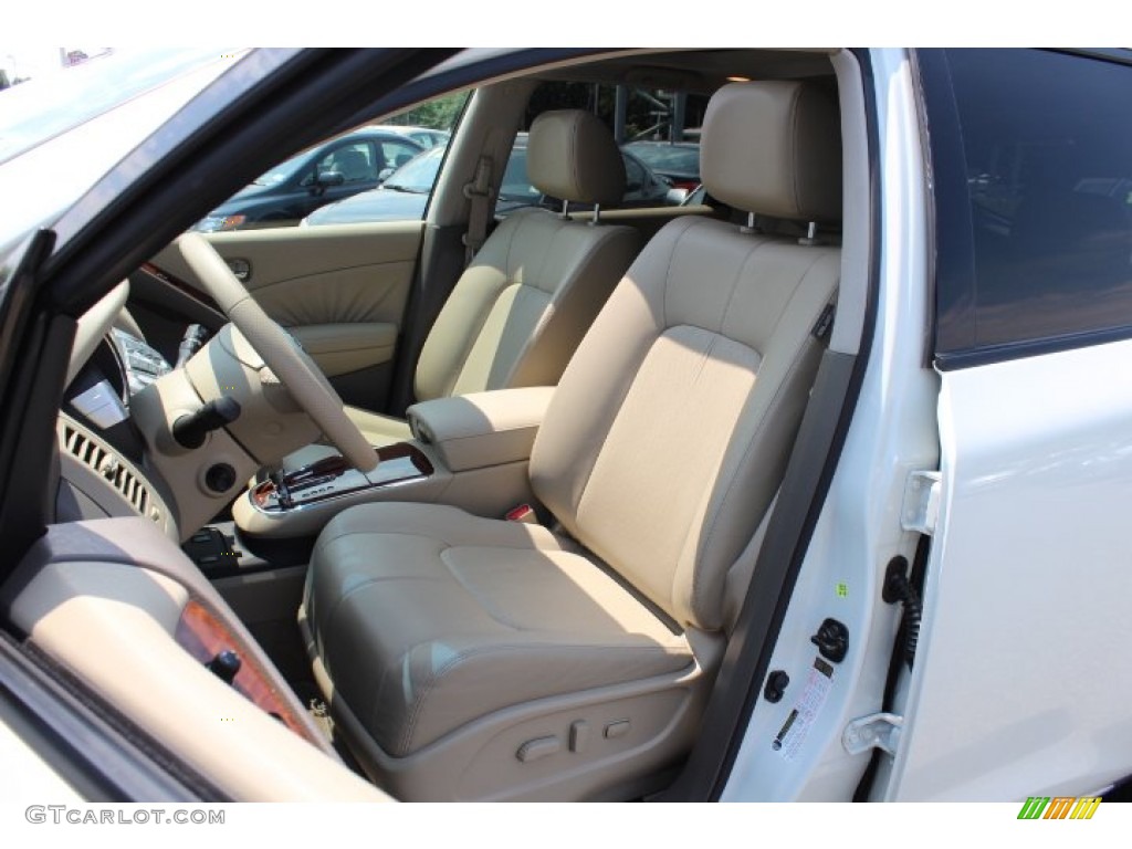 2010 Murano LE AWD - Glacier White Pearl / Beige photo #9