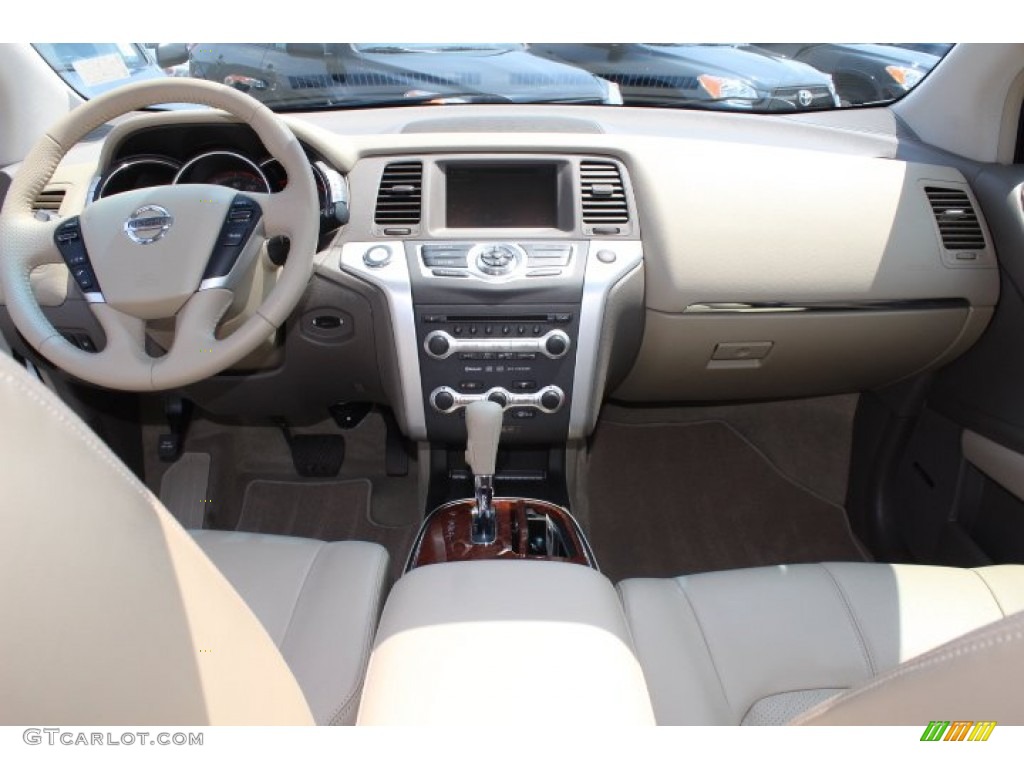 2010 Murano LE AWD - Glacier White Pearl / Beige photo #10