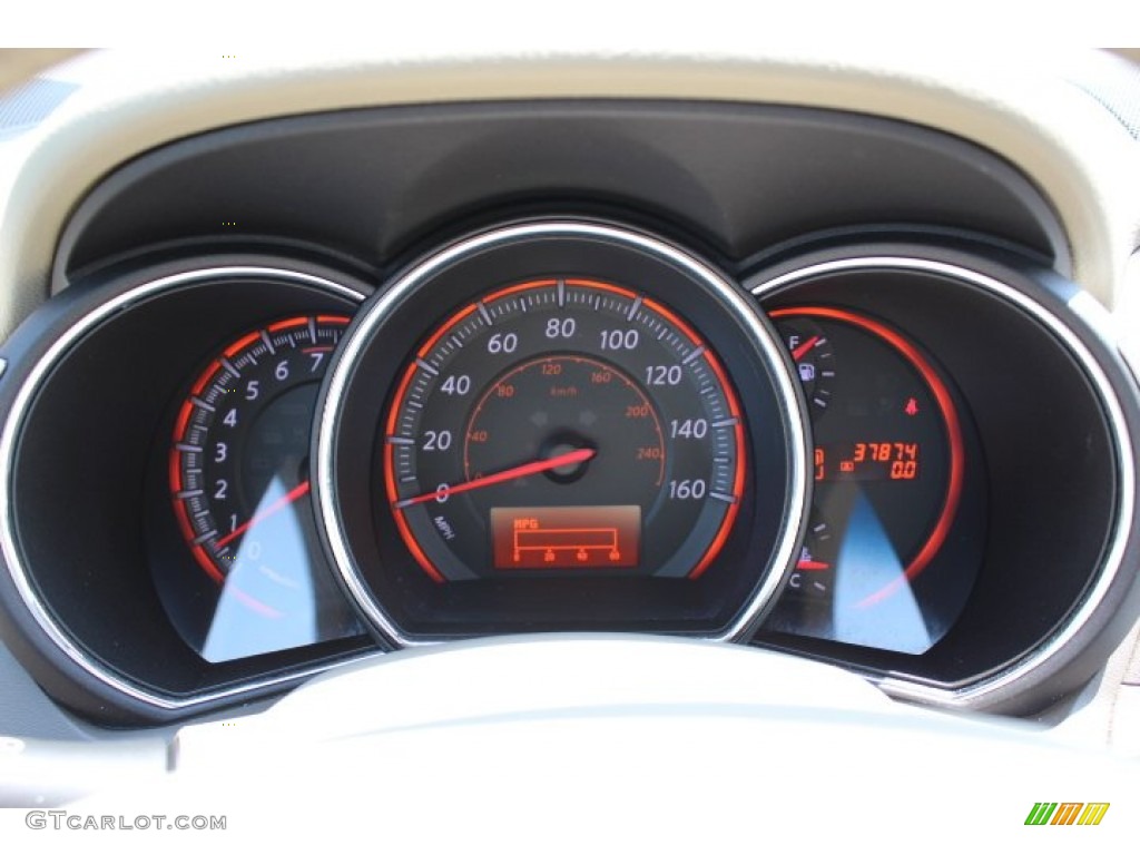 2010 Murano LE AWD - Glacier White Pearl / Beige photo #13