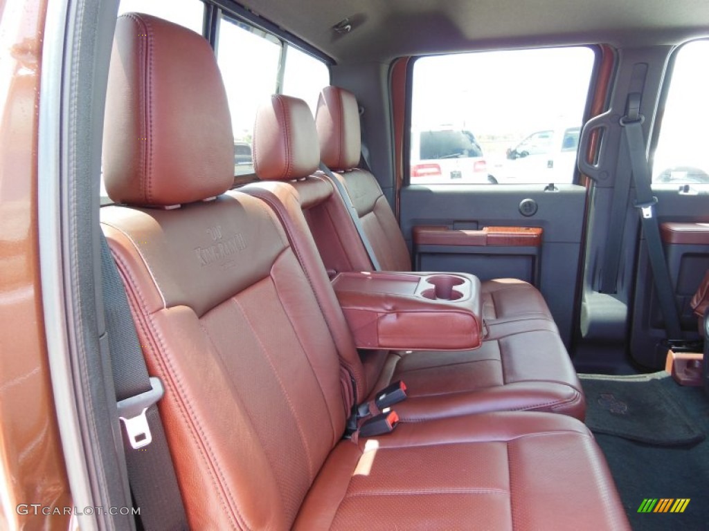 2012 F250 Super Duty King Ranch Crew Cab 4x4 - Golden Bronze Metallic / Chaparral Leather photo #9