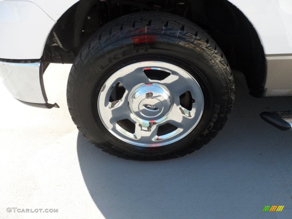 2006 F150 XLT SuperCrew - Oxford White / Tan photo #11