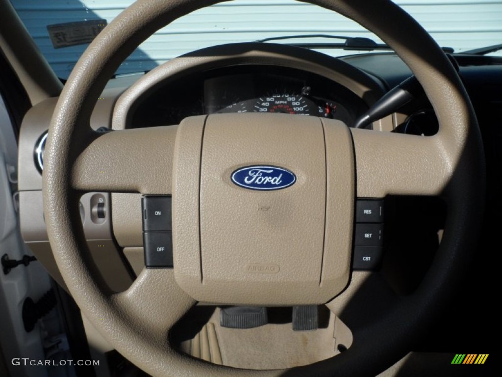 2006 F150 XLT SuperCrew - Oxford White / Tan photo #37