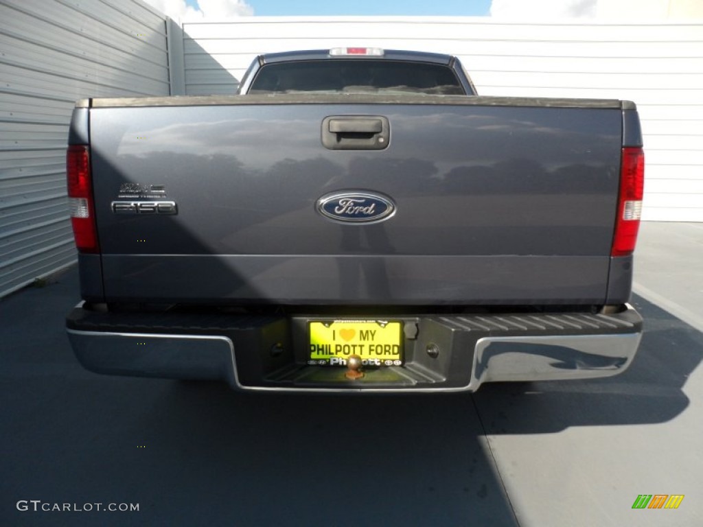 2004 F150 XLT SuperCab - Medium Wedgewood Blue Metallic / Tan photo #4