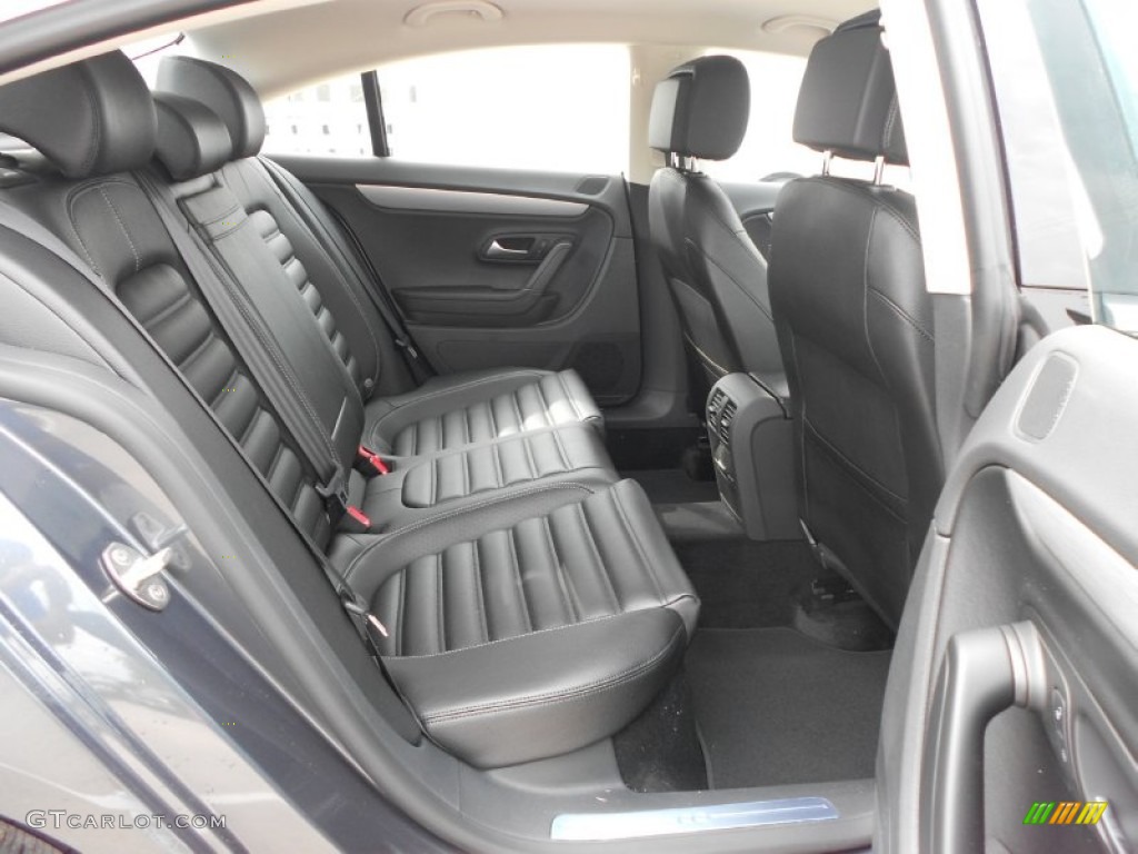 Black Interior 2013 Volkswagen CC Sport Plus Photo #68120890