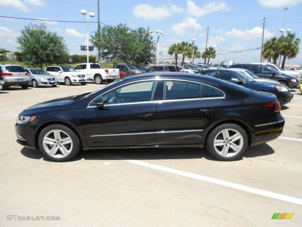 Deep Black Metallic 2013 Volkswagen CC Sport Exterior Photo #68121023