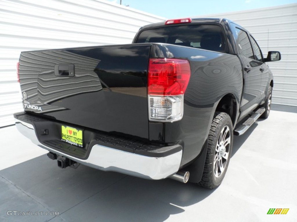 2012 Tundra Texas Edition CrewMax - Black / Black photo #3