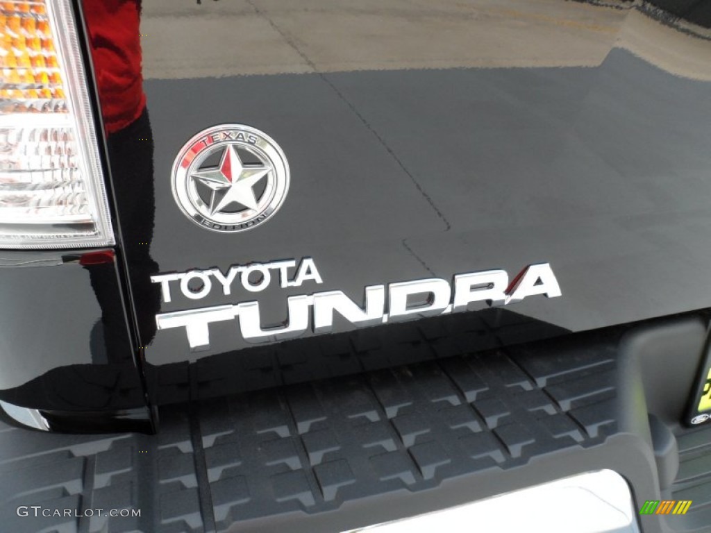 2012 Tundra Texas Edition CrewMax - Black / Black photo #15