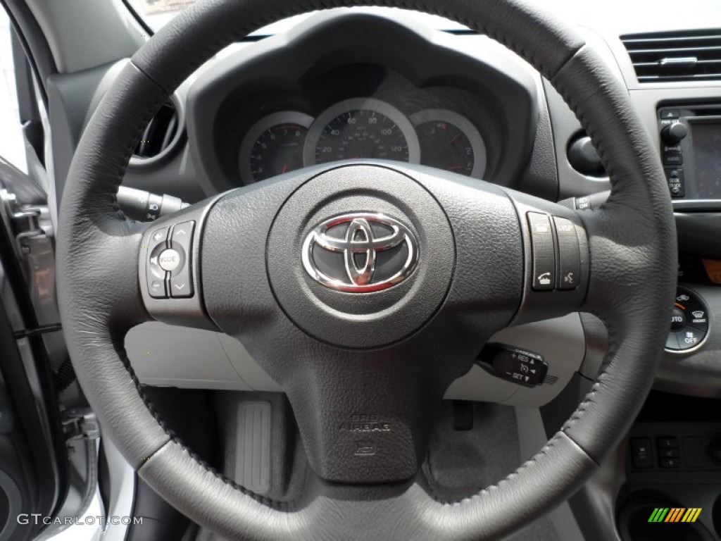 2012 Toyota RAV4 Limited Ash Steering Wheel Photo #68122353