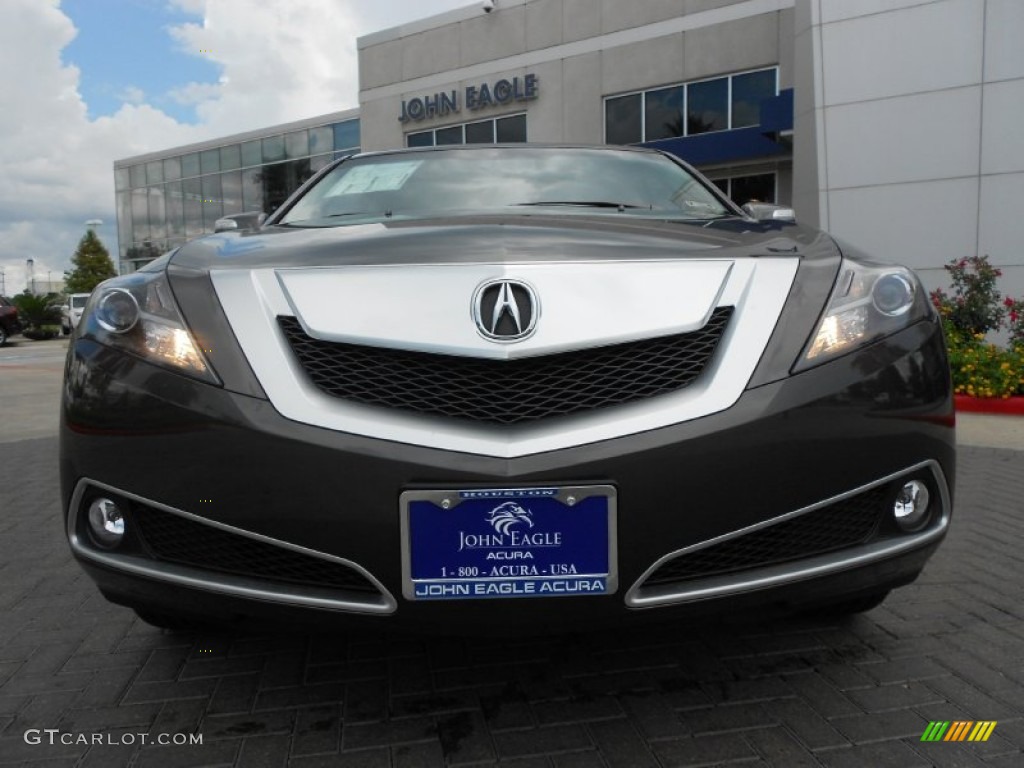 2012 ZDX SH-AWD Technology - Grigio Metallic / Ebony photo #2