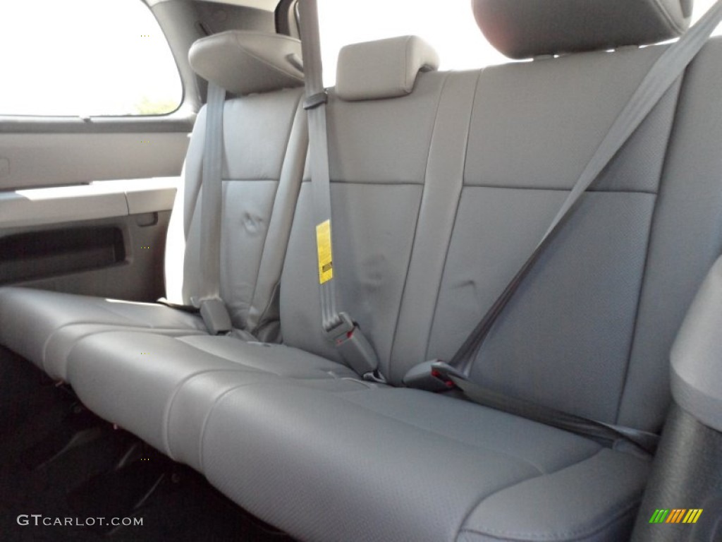 Graphite Gray Interior 2012 Toyota Sequoia Platinum Photo #68124728