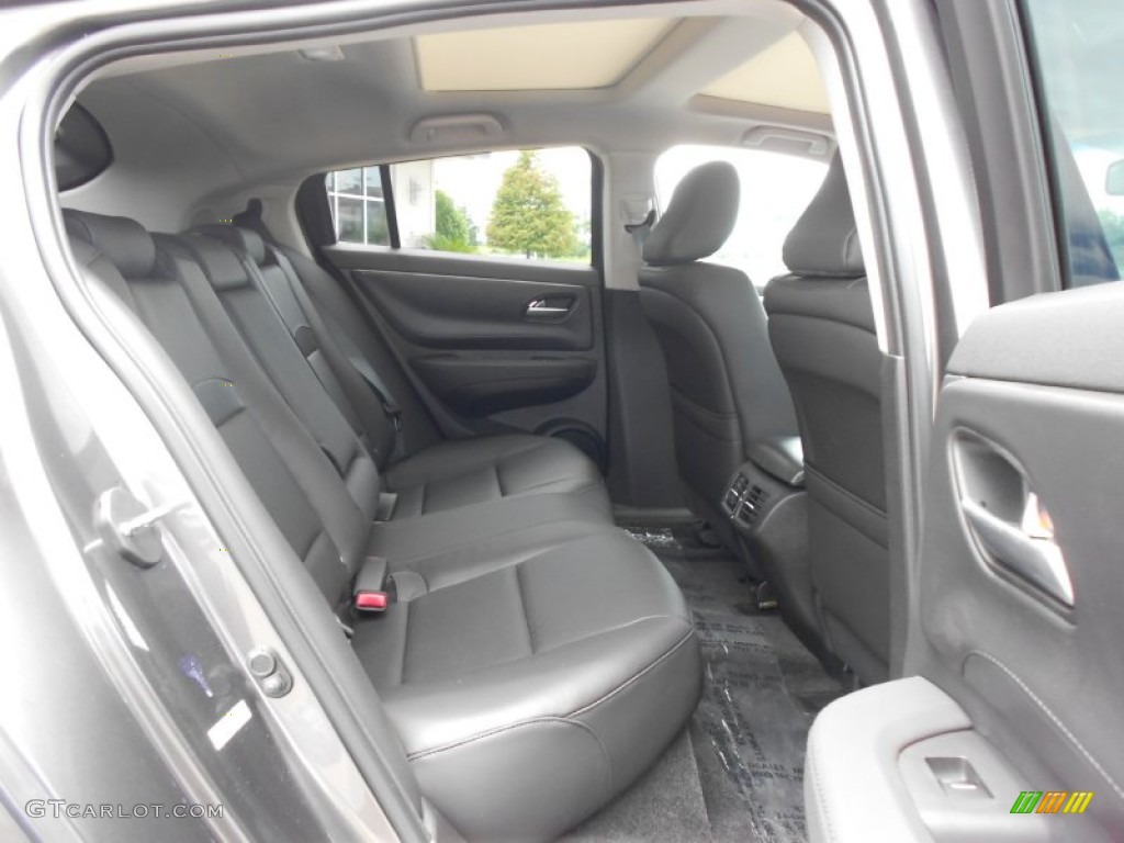 2012 Acura ZDX SH-AWD Technology Rear Seat Photo #68124785