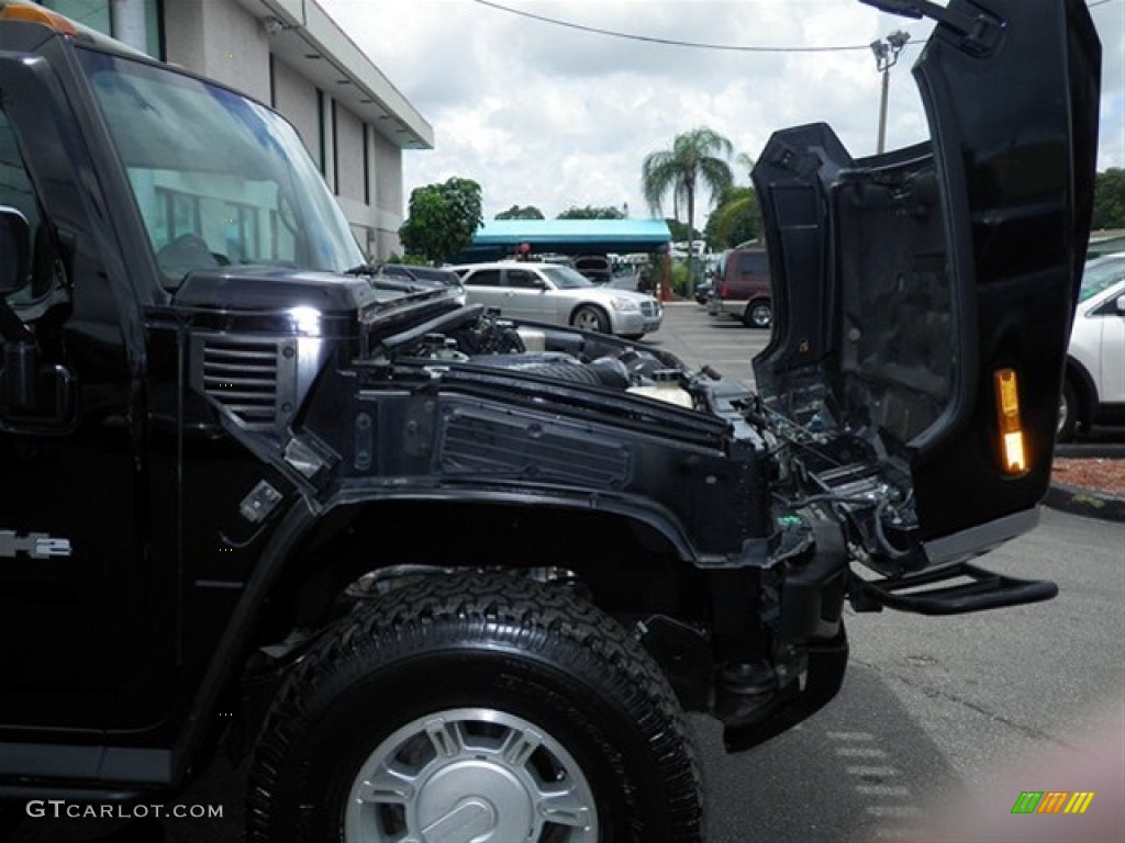 2003 H2 SUV - Black / Wheat photo #53