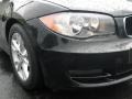 2008 Jet Black BMW 1 Series 128i Convertible  photo #2