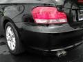 2008 Jet Black BMW 1 Series 128i Convertible  photo #12