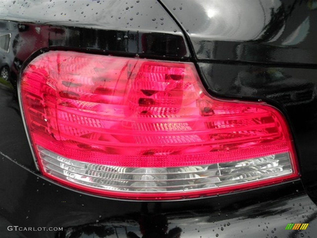 2008 1 Series 128i Convertible - Jet Black / Coral Red photo #13