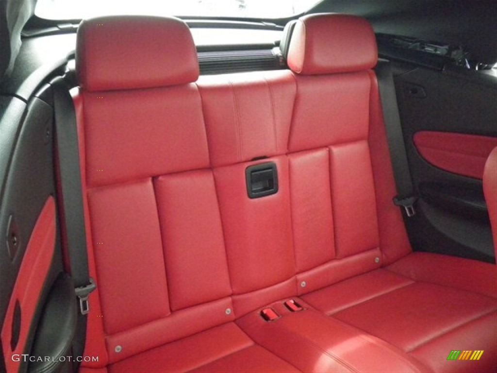 Coral Red Interior 2008 BMW 1 Series 128i Convertible Photo #68125388