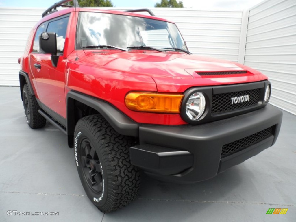 2012 FJ Cruiser Trail Teams Special Edition 4WD - Radiant Red / Dark Charcoal photo #1