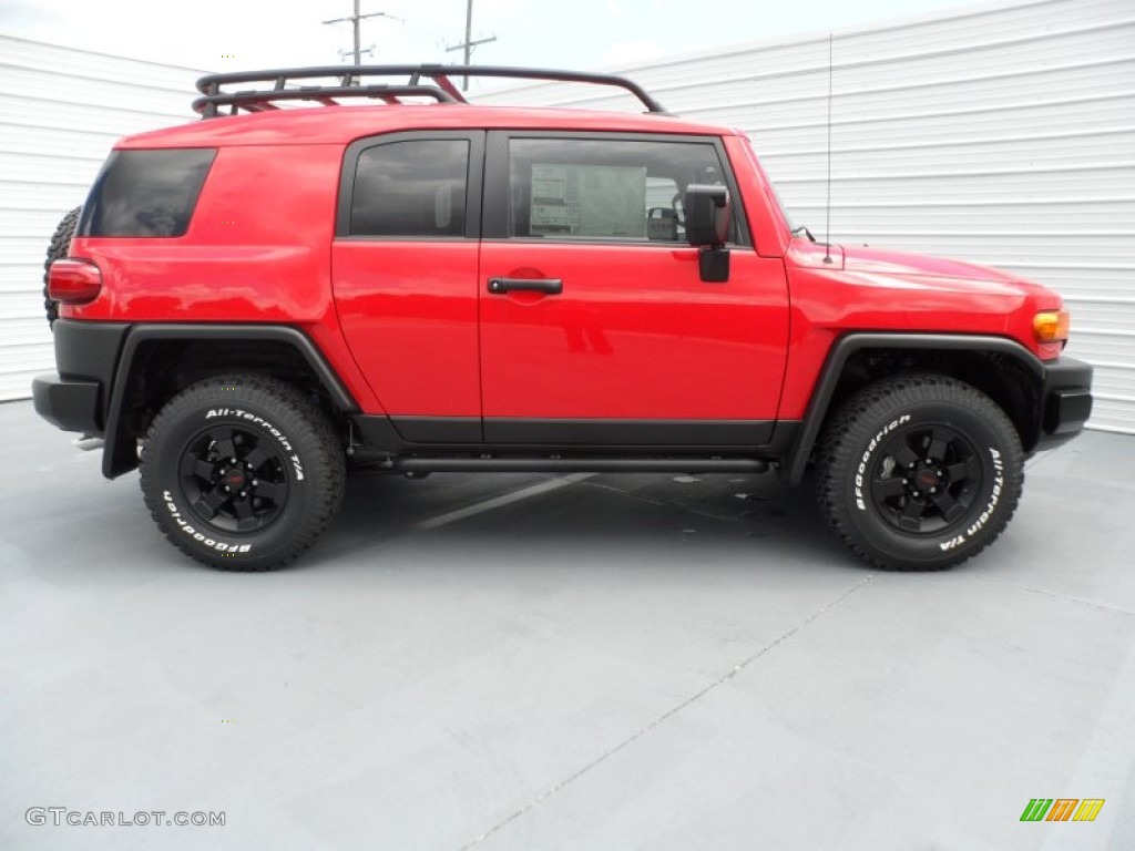 2012 FJ Cruiser Trail Teams Special Edition 4WD - Radiant Red / Dark Charcoal photo #2