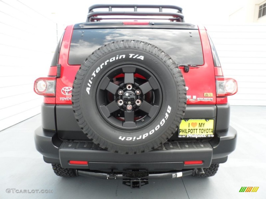 2012 FJ Cruiser Trail Teams Special Edition 4WD - Radiant Red / Dark Charcoal photo #4