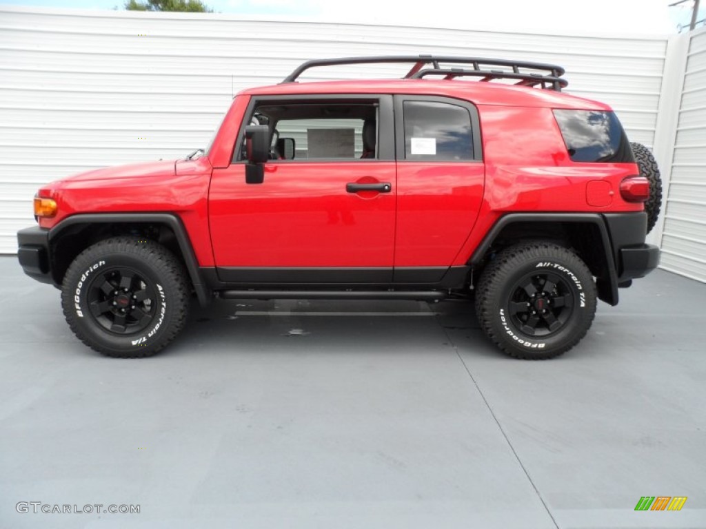 2012 FJ Cruiser Trail Teams Special Edition 4WD - Radiant Red / Dark Charcoal photo #5