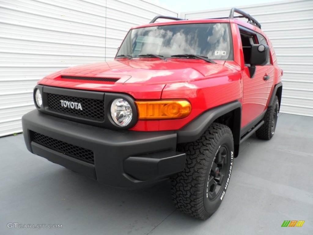 2012 FJ Cruiser Trail Teams Special Edition 4WD - Radiant Red / Dark Charcoal photo #6