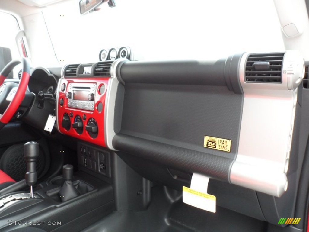 2012 Toyota FJ Cruiser Trail Teams Special Edition 4WD Dark Charcoal Dashboard Photo #68126261