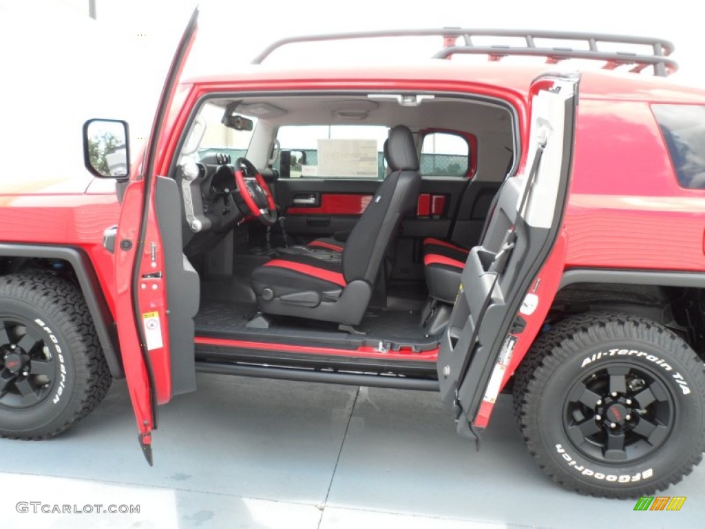 2012 FJ Cruiser Trail Teams Special Edition 4WD - Radiant Red / Dark Charcoal photo #17