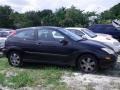 2001 Pitch Black Ford Focus ZX3 Coupe  photo #2