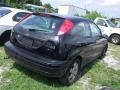 2001 Pitch Black Ford Focus ZX3 Coupe  photo #3