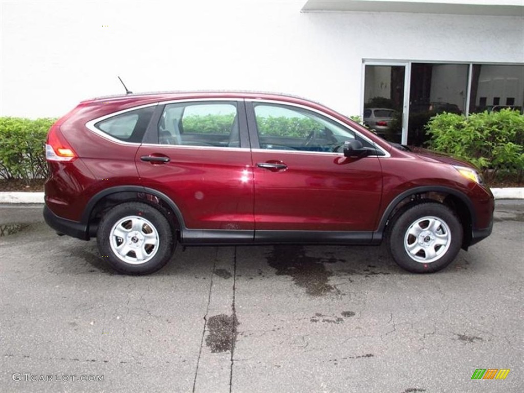 2012 CR-V LX - Basque Red Pearl II / Gray photo #2