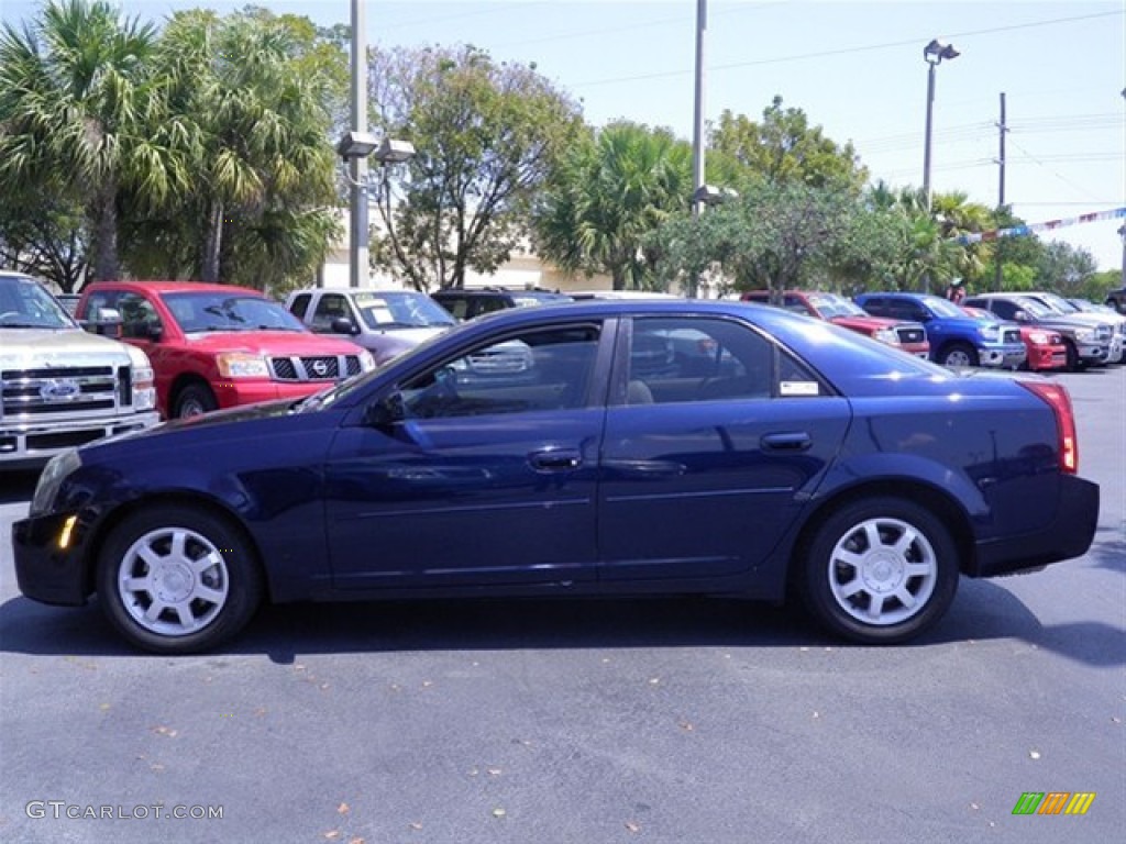 2003 CTS Sedan - Blue Onyx / Light Gray/Ebony photo #6