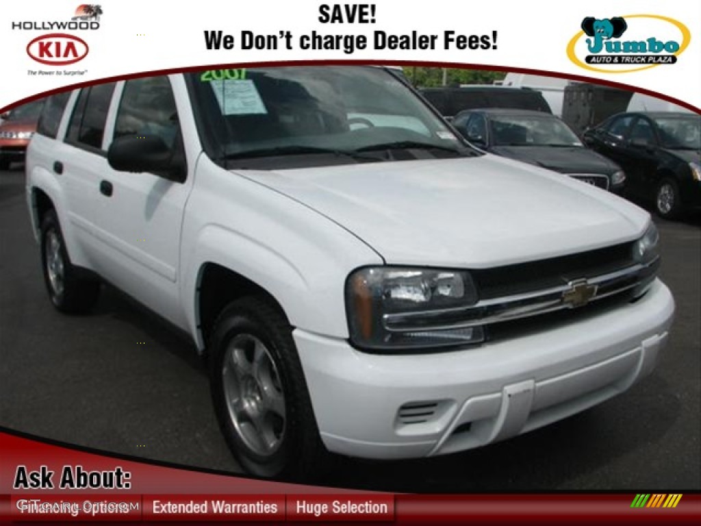 2007 TrailBlazer LS - Summit White / Light Gray photo #1