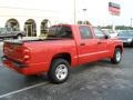 2008 Flame Red Dodge Dakota SLT Crew Cab  photo #5