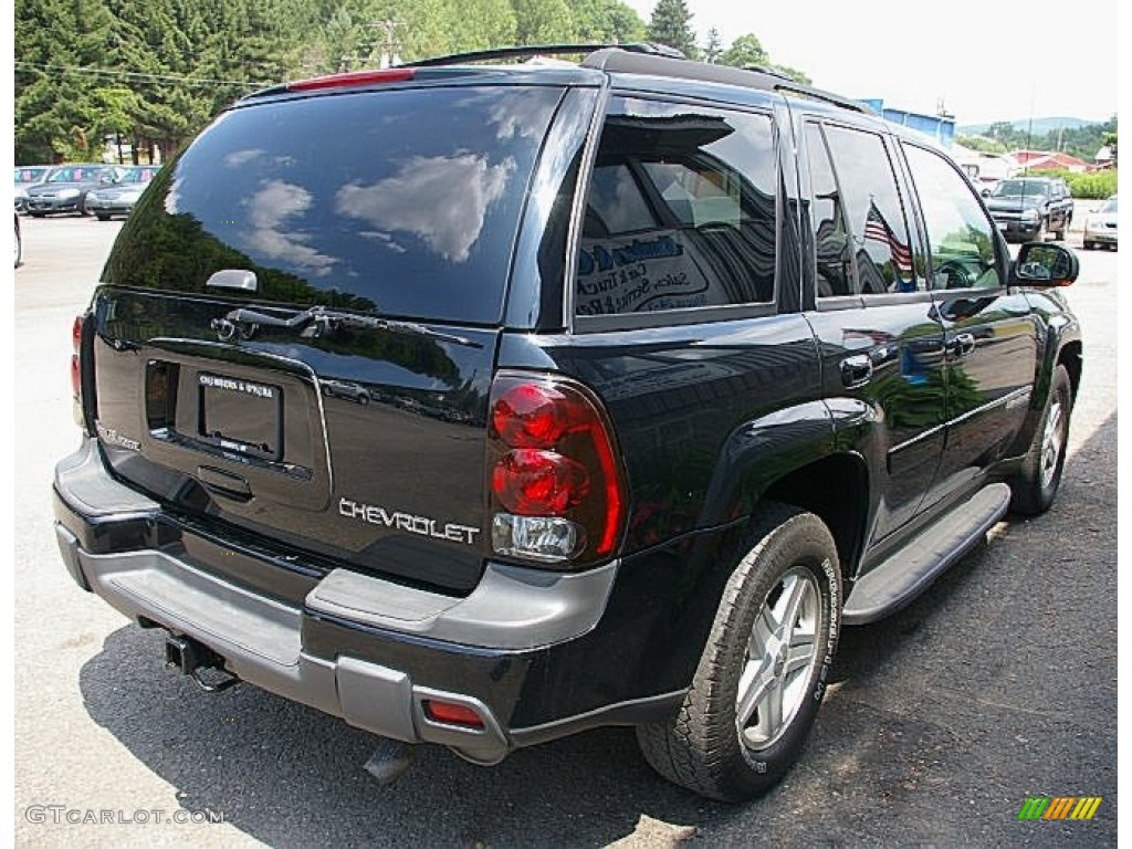 2003 TrailBlazer LTZ 4x4 - Black / Medium Pewter photo #16